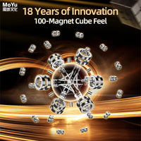 Moyu Super Weilong V2 - 20M Maglev UV (18th Anniversary Edition)