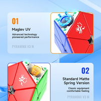 Dayan Pyraminx V3 M (Standard / Maglev UV)