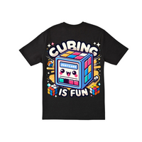 Justcube "Cubing is Fun" oversized tee