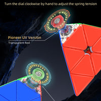 Qiyi M Pro Pyraminx (Flagship / Pioneer UV)