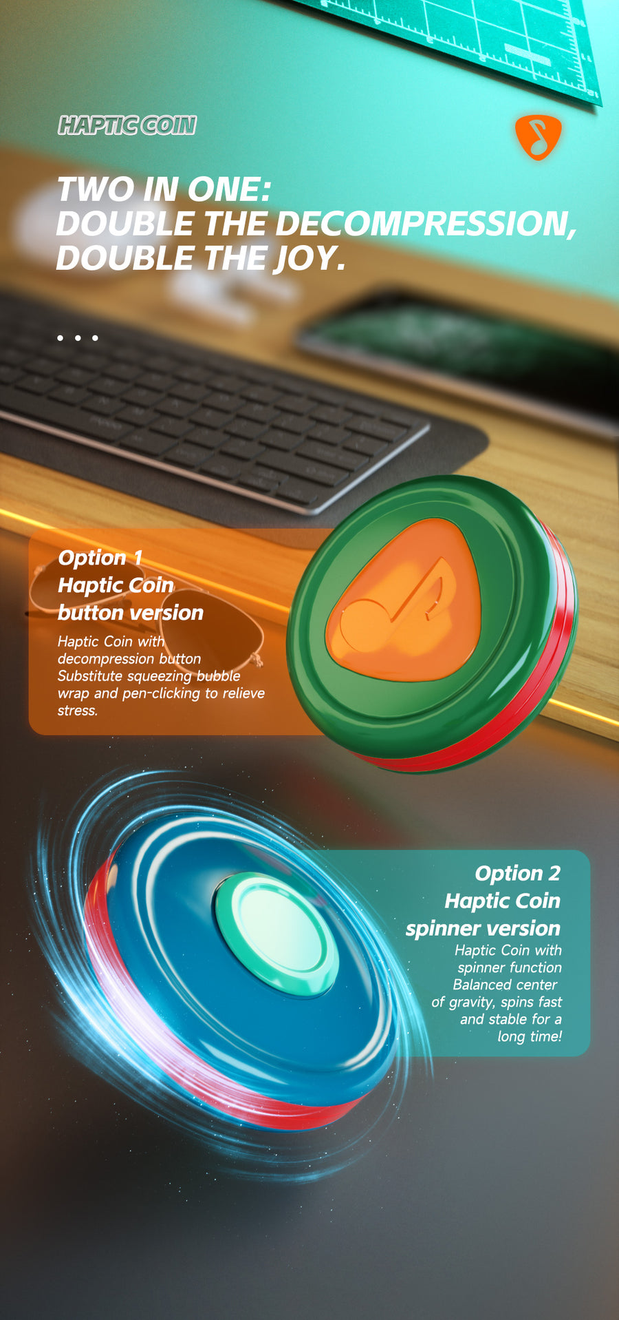 Qiyi Haptic Coin (Spinner)