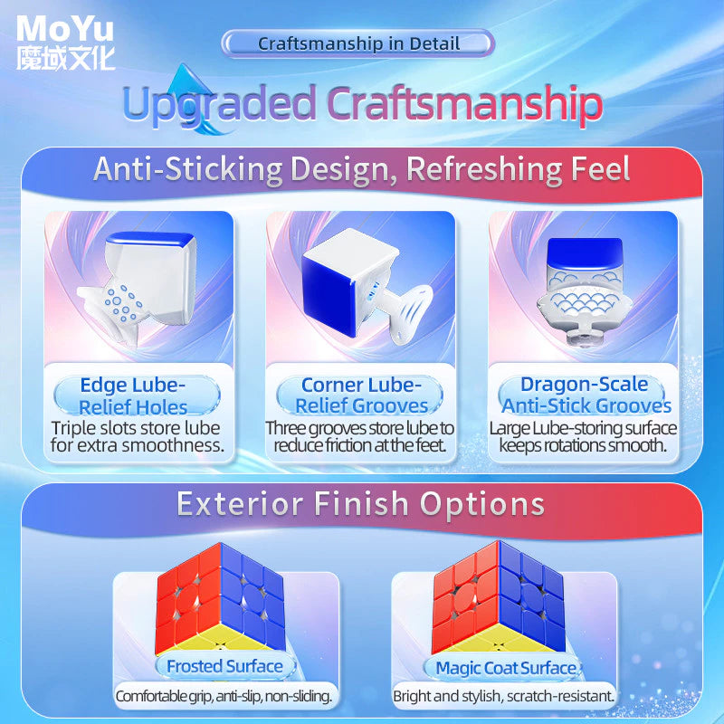 Moyu Super Aolong 3x3 (20M Ball Core Maglev Version)