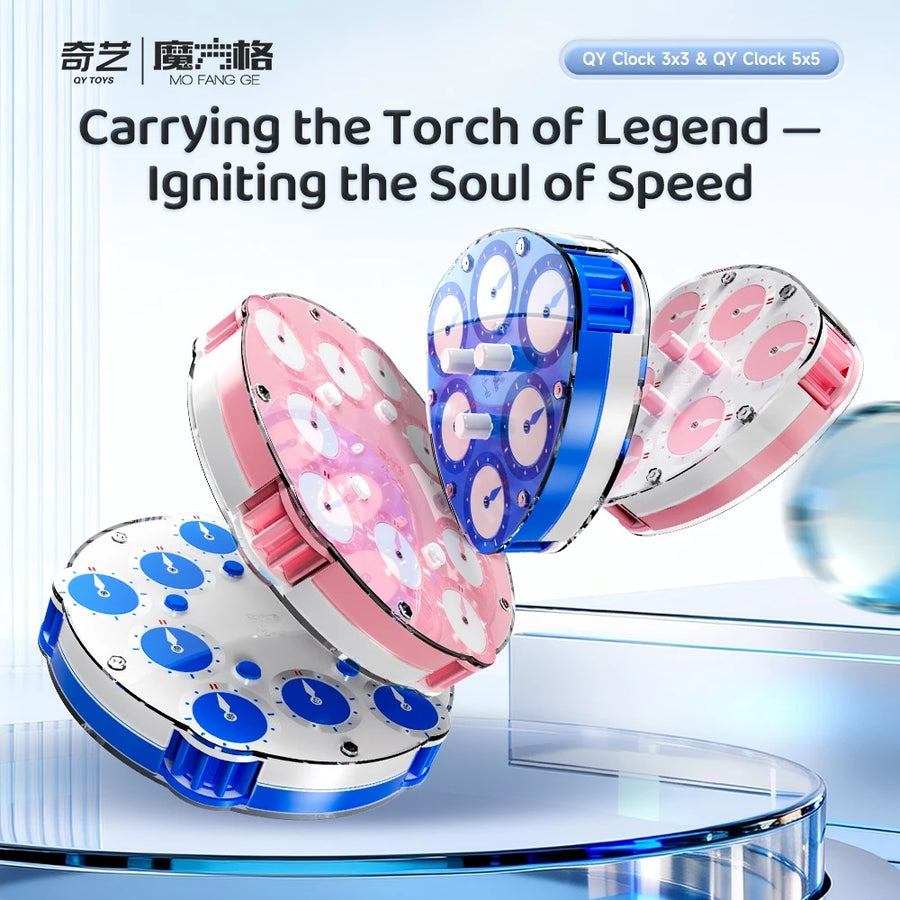 Qiyi 3x3 Clock M (Pink)