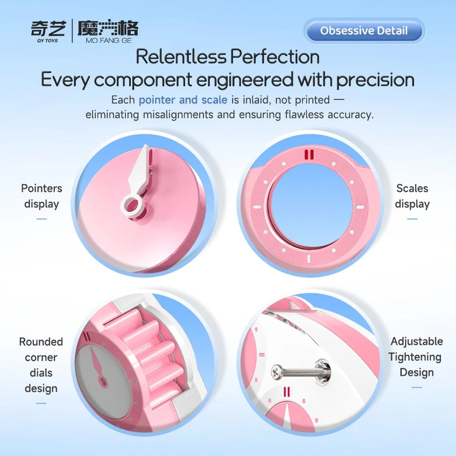 Qiyi 3x3 Clock M (Pink)
