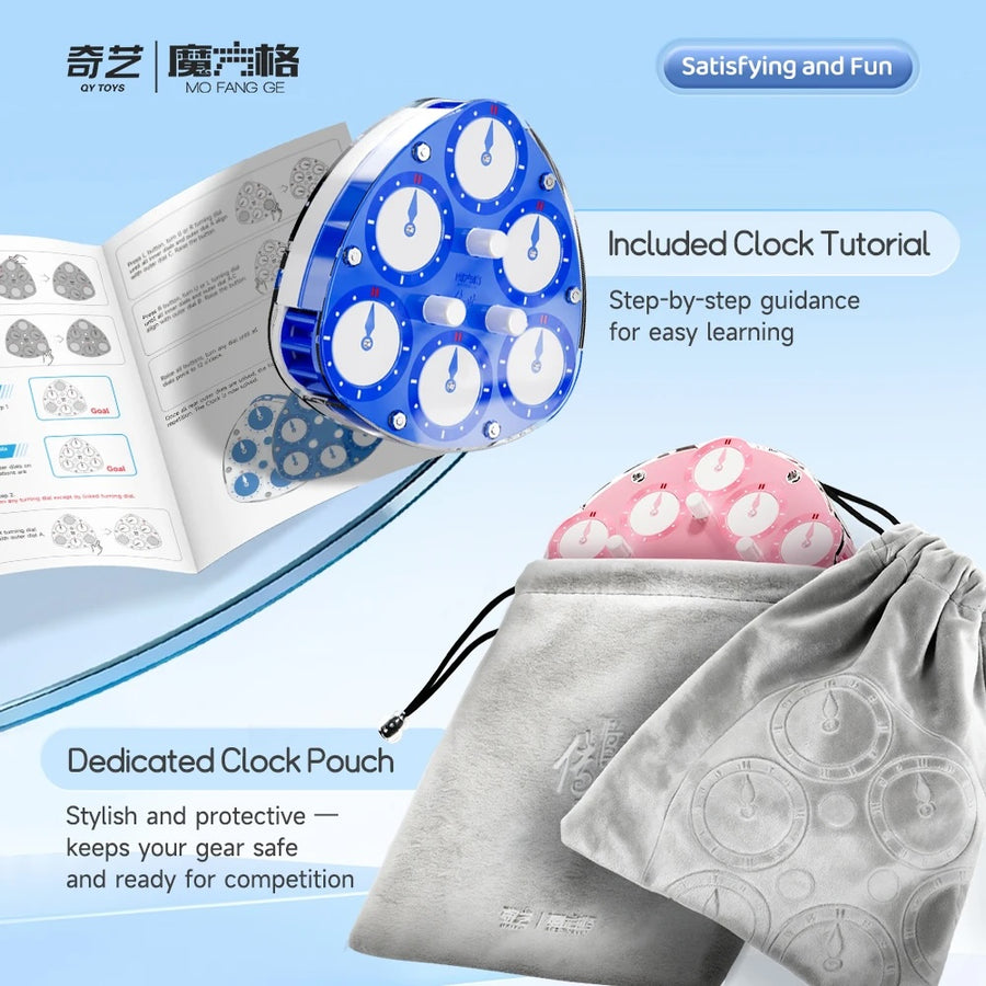 Qiyi 3x3 Clock M (Pink)