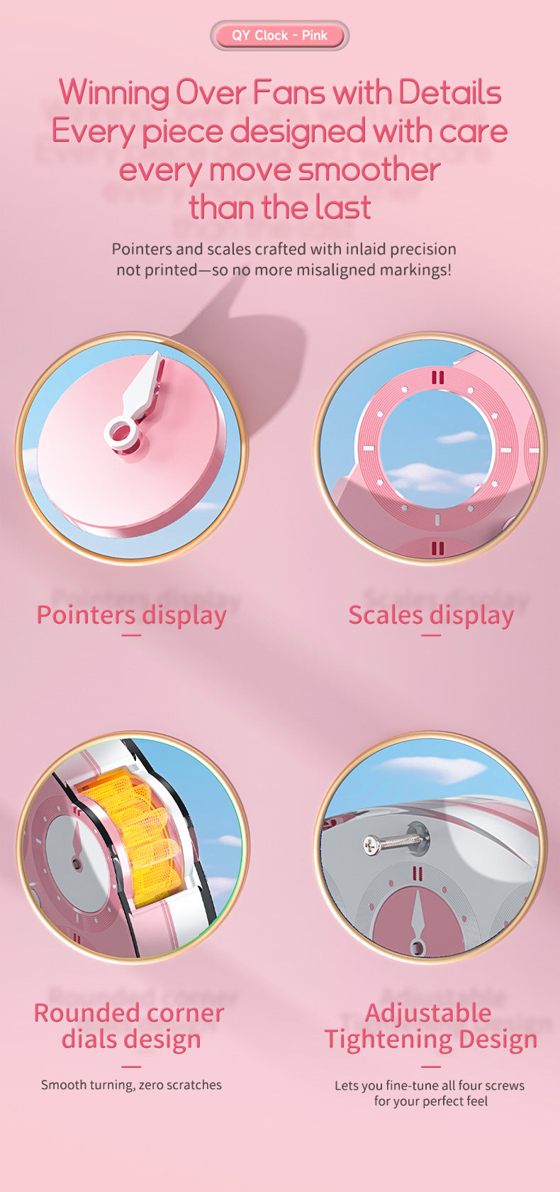 Qiyi Clock M (Pink)