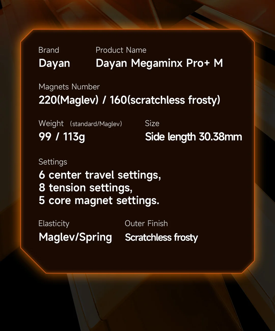 Dayan Megaminx Pro+ (Standard / Maglev)