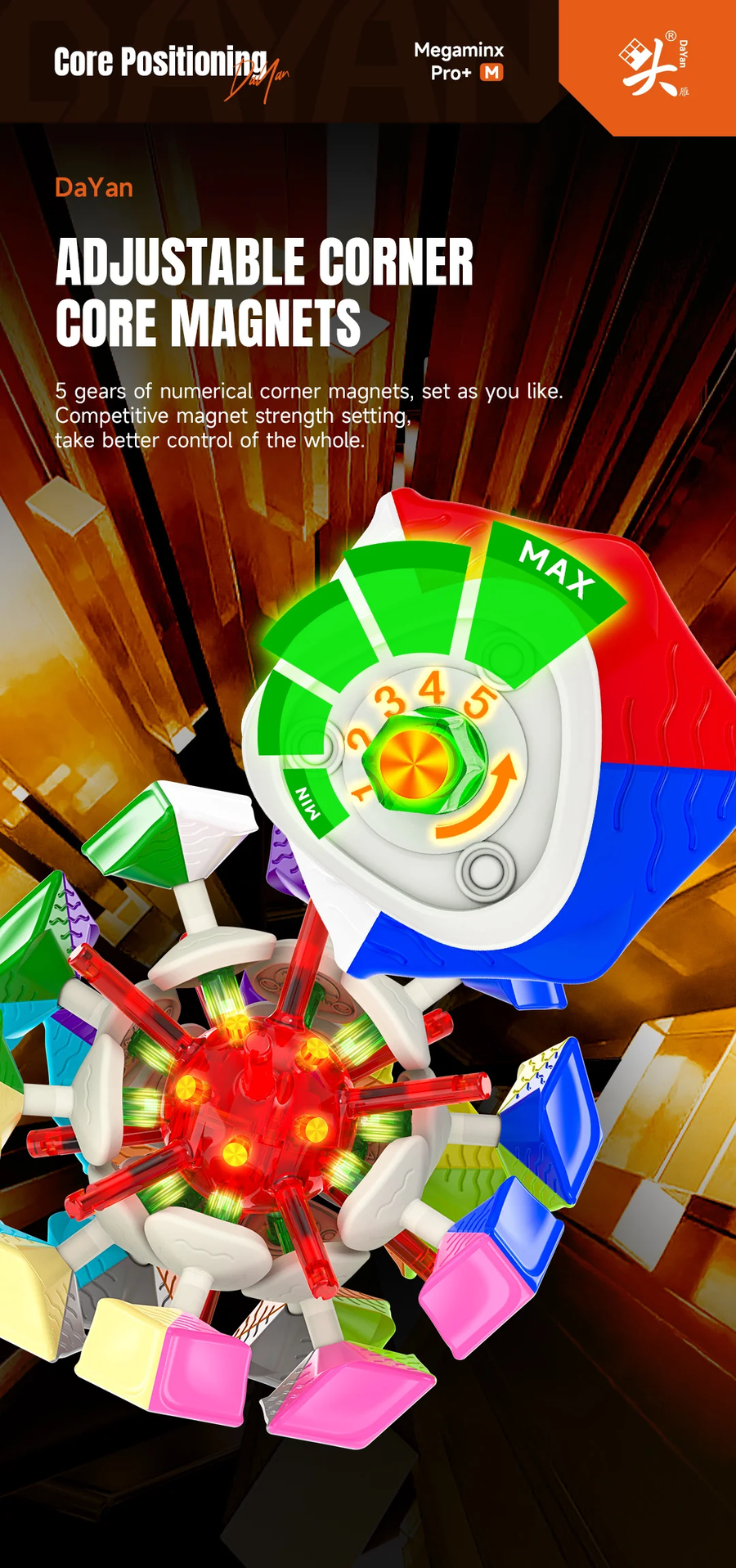 Dayan Megaminx Pro+ (Standard / Maglev)