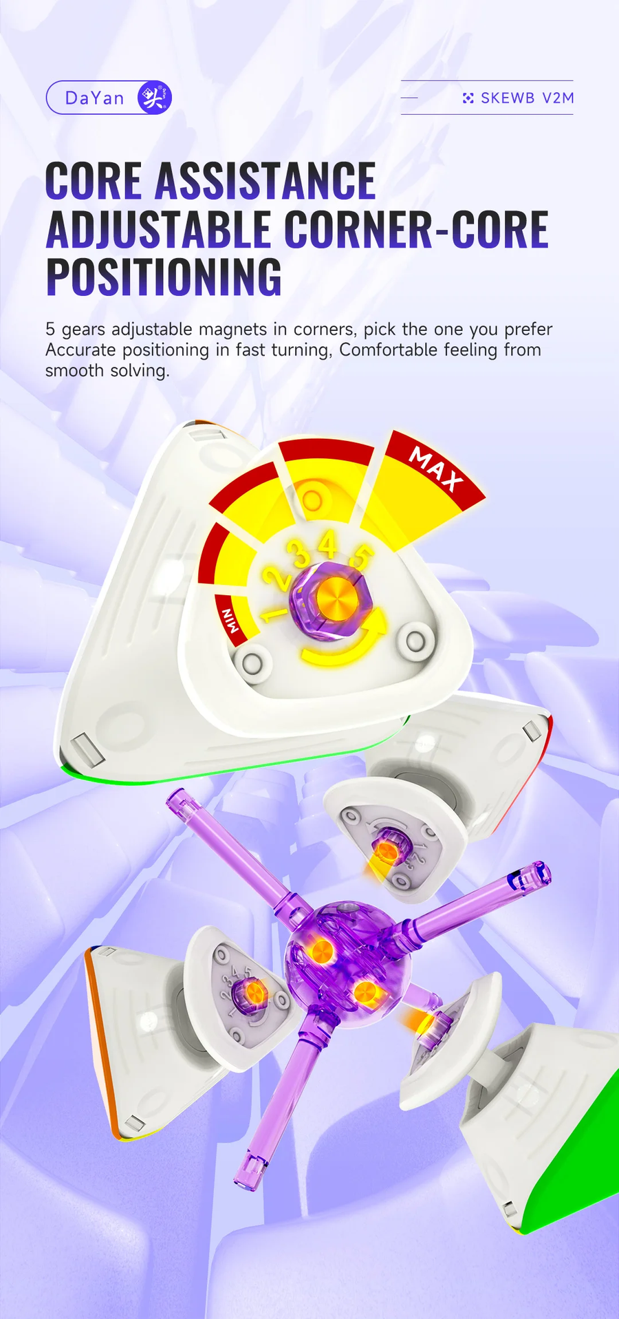 Dayan Skewb V2 (Standard Matte Spring / Maglev UV)
