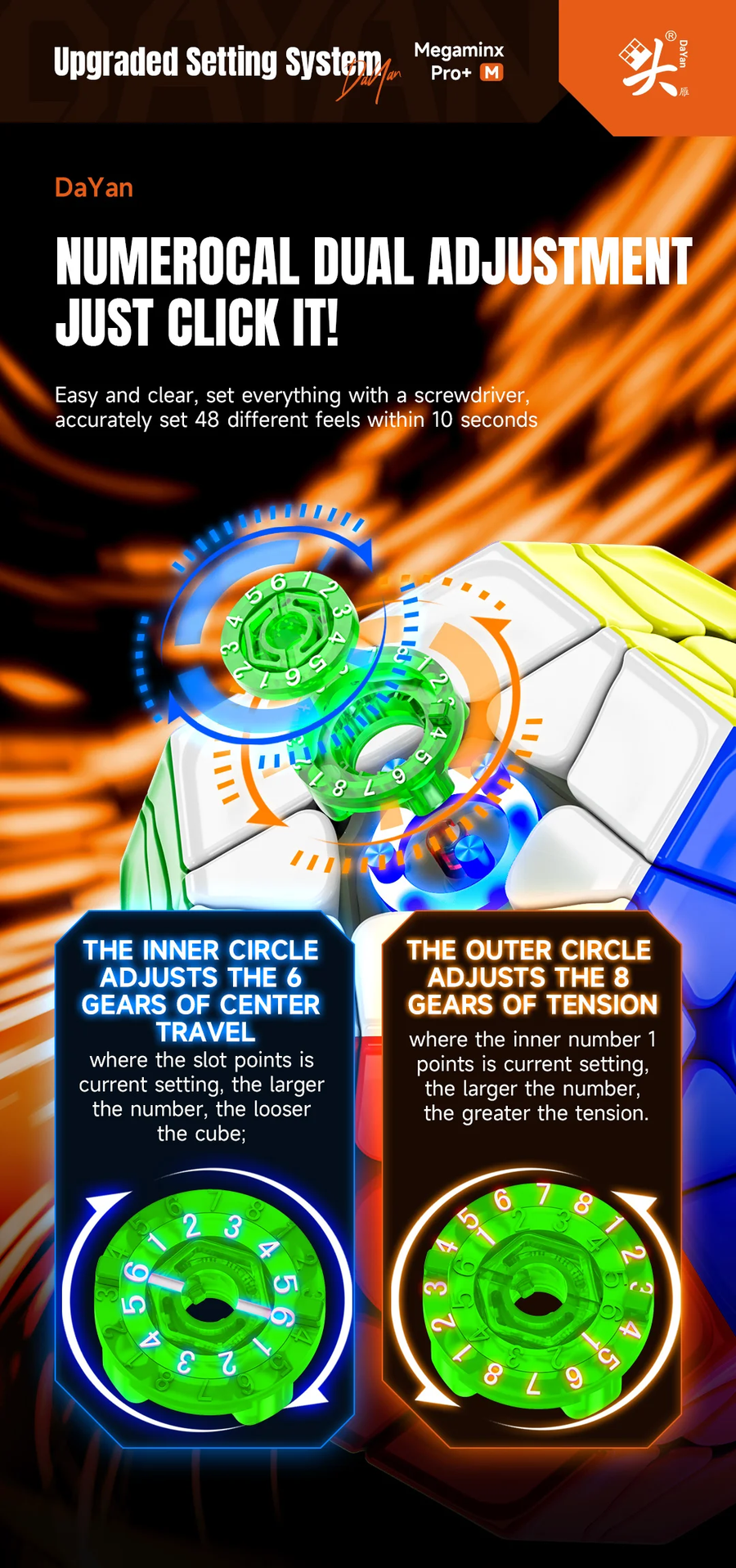 Dayan Megaminx Pro+ (Standard / Maglev)