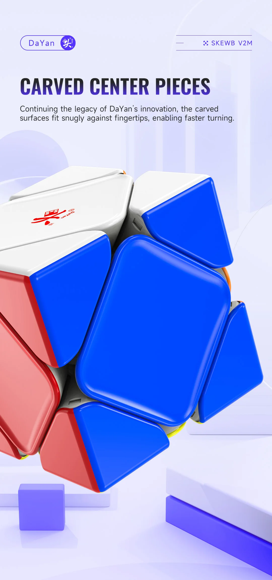 Dayan Skewb V2 (Standard Matte Spring / Maglev UV)