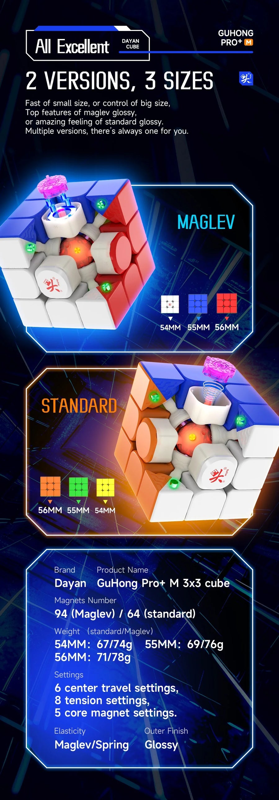 Dayan Guhong Pro+ (56mm)