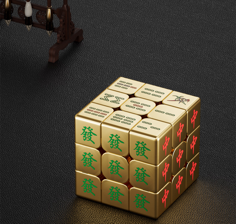 Zcube Golden Mahjong 3x3 Magnetic