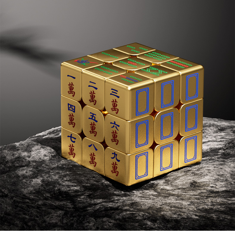 Zcube Golden Mahjong 3x3 Magnetic