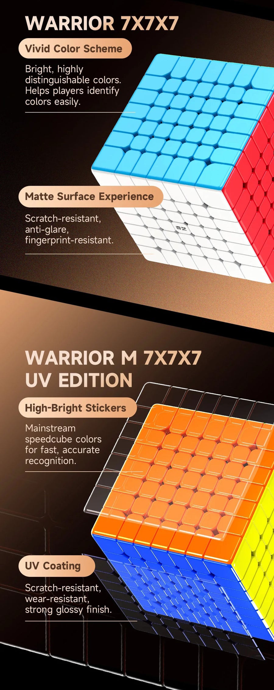 Qiyi Warrior M 7x7 UV