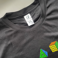 JP Speedcuber Cubes Shirt (Black)