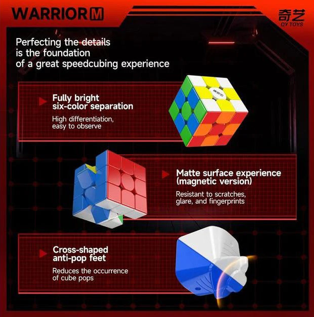 Qiyi Warrior M (Magnetic / Magnetic UV)