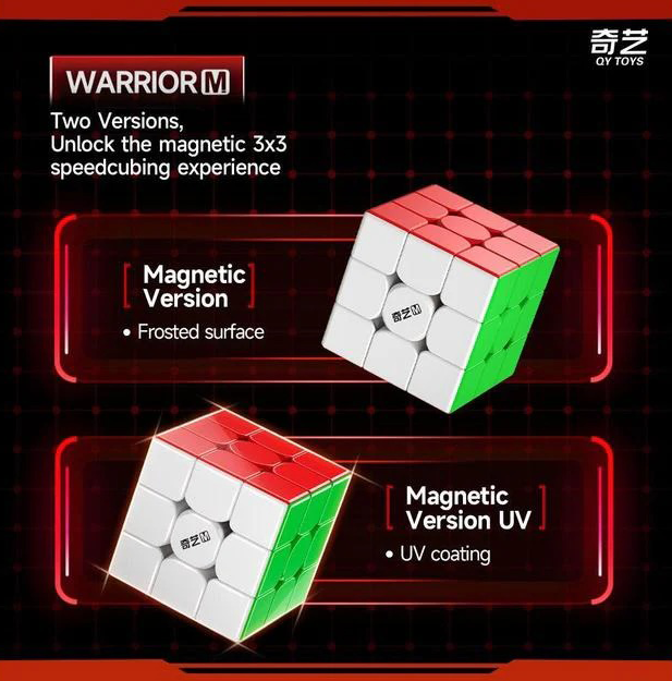 Qiyi Warrior M (Magnetic / Magnetic UV)